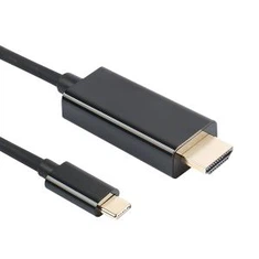 USB C dan HDMI kabeliga 5.9ft, MSLFORCES | Galaxy S8, 2016 MacBook Pro, 2015 MacBook, ChromeBook Pixel (2017 MacBook Pro / iMac uchun emas) uchun USB-toifa HDMI kabeli (Thunderbolt 3 mos keluvchi) 4K 30Hz HDMI kabeli