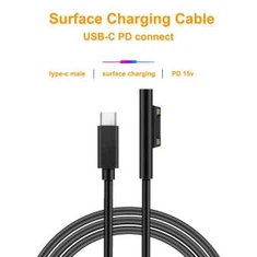 PD zaryadlovchi simini bükülmüş holda sirtga ulash uchun USB C